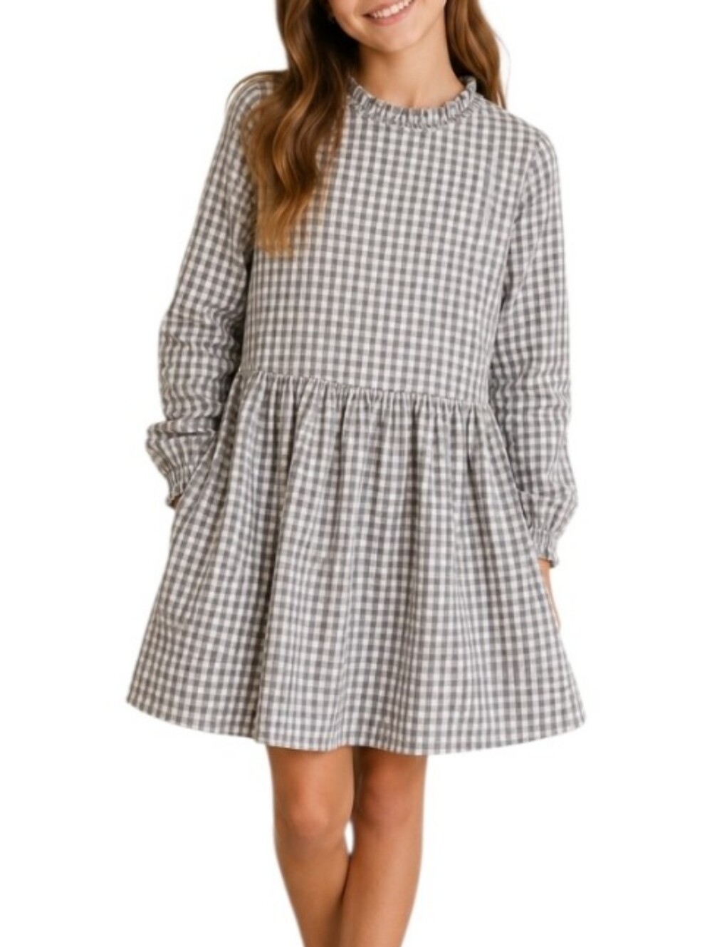 Free People "Gingham Living For This Tunic" - S.          Y47